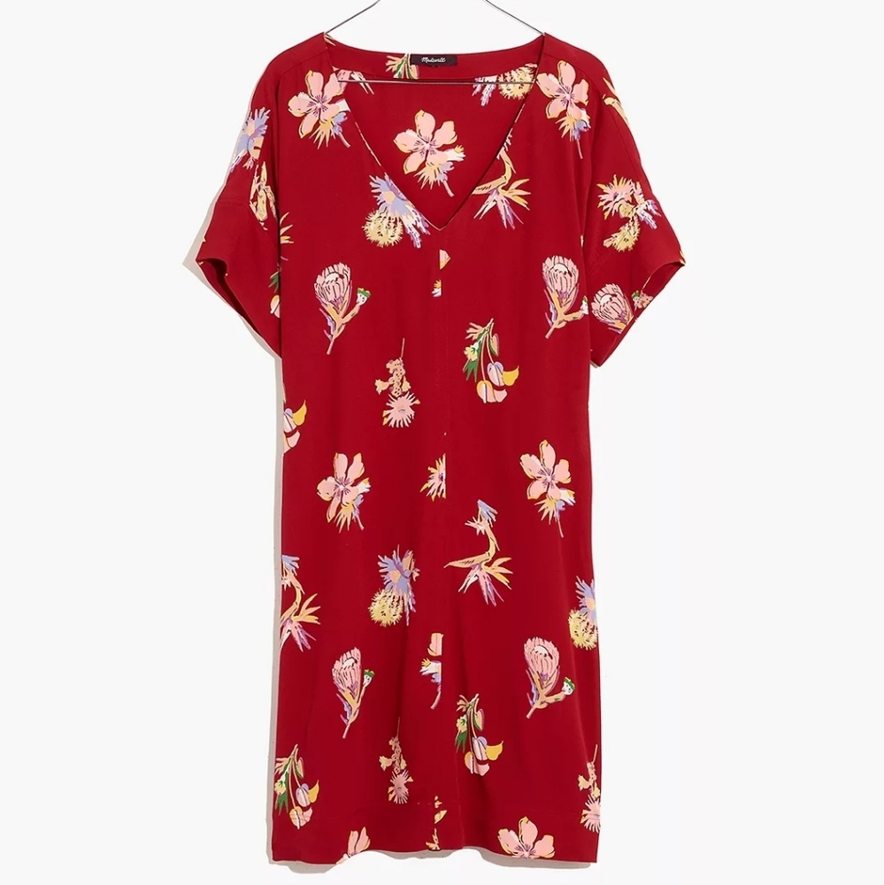 Madewell Novel Dress in Bird of Paradise